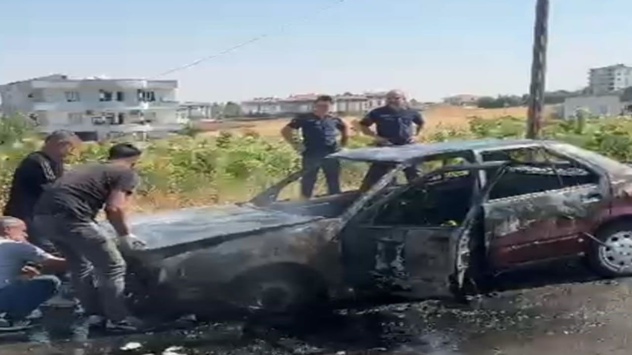 Beşiri İlçesi’nde Araç Yangını