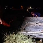 Otomobil takla attı 3 kişi yaralandı