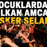 Çocuklardan Volkan amcaya asker selamı