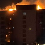 Yangında 1 kişi mahsur kaldı, 8 kişi dumandan etkilendi