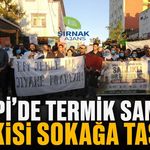 Silopi’de termik santral tepkisi sokağa taşındı