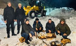 Gece saatlerinde zorlu mücadele