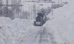 Kar Kaplanları” Gece Gündüz Köy Yolları İçin Çalışıyor