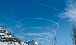 Beytüşşebap semalarında dikkat çeken uçuş