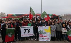 Cizre’de Amedspor Takım Otobüsü Coşkuyla Karşılandı