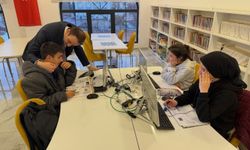 Güçlükonak’ta kütüphanede eğitim buluşması