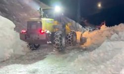 Kar ve Çığ Nedeniyle Kapanan Köy Yolları Açılıyor