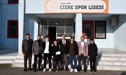 Cizre spor lisesinde karne sevinci