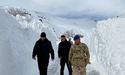 Yoğun Kar Yağışı Yeşilöz Köy Yolunu Kapattı