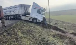 Cizre-Nusaybin Yolunda Tır Kontrolden Çıktı