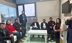 Kaymakam Partal'dan görev başındaki personele moral ziyareti