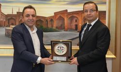 Cizre’de Memduhoğlu’ndan Kaymakam Baycar’a veda ziyareti