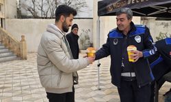 Namaz çıkışı sıcak çorba ikramı