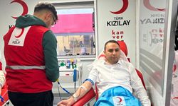 Kaymakam Partal’dan Kızılay kan bağışına destek