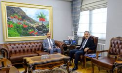 Başkan Ertaş’tan Vali Ekici’ye Nezaket Ziyareti