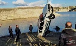 Dicle Nehri’nde Balık Tutarken Arabası Nehre Uçtu