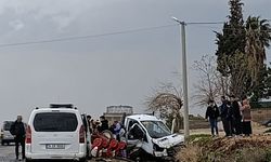 Cizre yolunda kamyonet tümseğe çarptı 3 yaralı