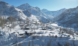 Şırnak'ta kar sonrası dağlarda görsel şölen