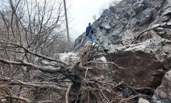 Şırnak'ta  heyelan nedeniyle 11 yerin yolu ulaşıma kapandı