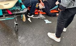 Tankerin çarptığı yaya yaralandı