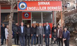 Şırnak’ta Engelliler Derneği’ne Anlamlı Ziyaret