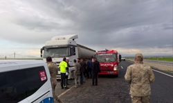 Cizre–Nusaybin Yolunda Tanker Yangını