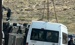 Zırhlı araç devrildi, 3 polis yaralandı