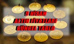 9 Nisan 2026 Gram, çeyrek ve ons altın ne kadar?