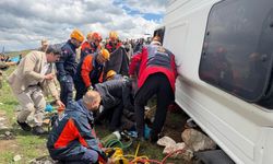 Diyarbakır yolunda yolcu otobüsü devrildi, 1 ölü, 13 yaralı