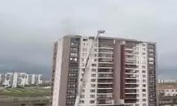 14 katlı binada can pazarı, alevler paniğe neden oldu