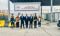 Habur’da hayat kurtaran istasyona ziyaret