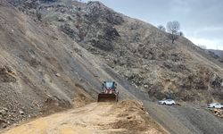 Yamaçtan kopan toprak kütlesi heyelana neden oldu