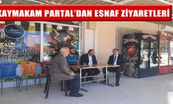 Kaymakam Partal’dan esnaf ziyareti