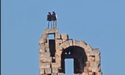 2 Bin Yıllık Manastırın Üstünde Halay Çektiler