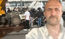 Damperli kamyon kazası can aldı, sürücü hayatını kaybetti