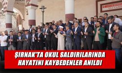 Şırnak’ta Okul Saldırılarında Hayatını Kaybedenler Anıldı