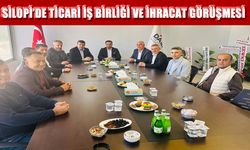 Silopi’de ticari iş birliği ve ihracat görüşmesi