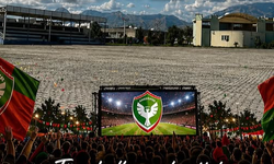 Silopi’de Amedspor İçin Dev Ekran Kuruluyor