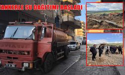 Silopi’de tankerle su dağıtımı başladı