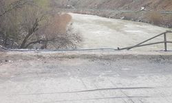 Zap suyu yükseldi, Taşbaşı Köprüsü hasar gördü
