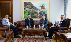 Şırnak Valiliği'nde dikkat çeken buluşma