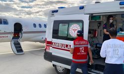 Kalp hastası bebek ambulans uçakla İstanbul'a sevk edildi
