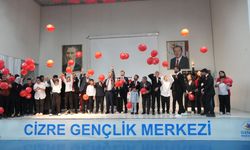 Cizre'de Gökyüzüne Farkındalık Balonları Uçuruldu