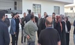 Site sakinleri müteahhide tepki gösterdi