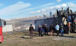 Van’ın Özalp ilçesinde ev yangını