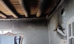 Başkale'de ev yangını maddi hasara yol açtı