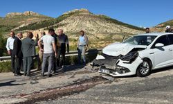 Mardin’de iki araç çarpıştı: 1 yaralı