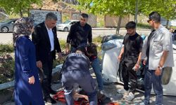 Elektrikli araç devrildi, ilk müdahaleyi milletvekili yaptı