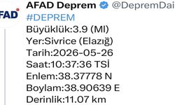 Elazığ’da peş peşe depremler meydana geldi