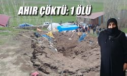 Ahır çökmesi sonucu 1 kişi öldü